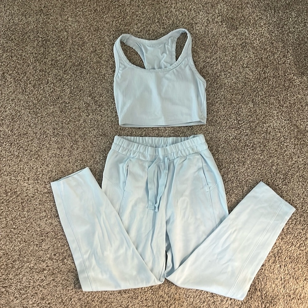 Light blue lounge set